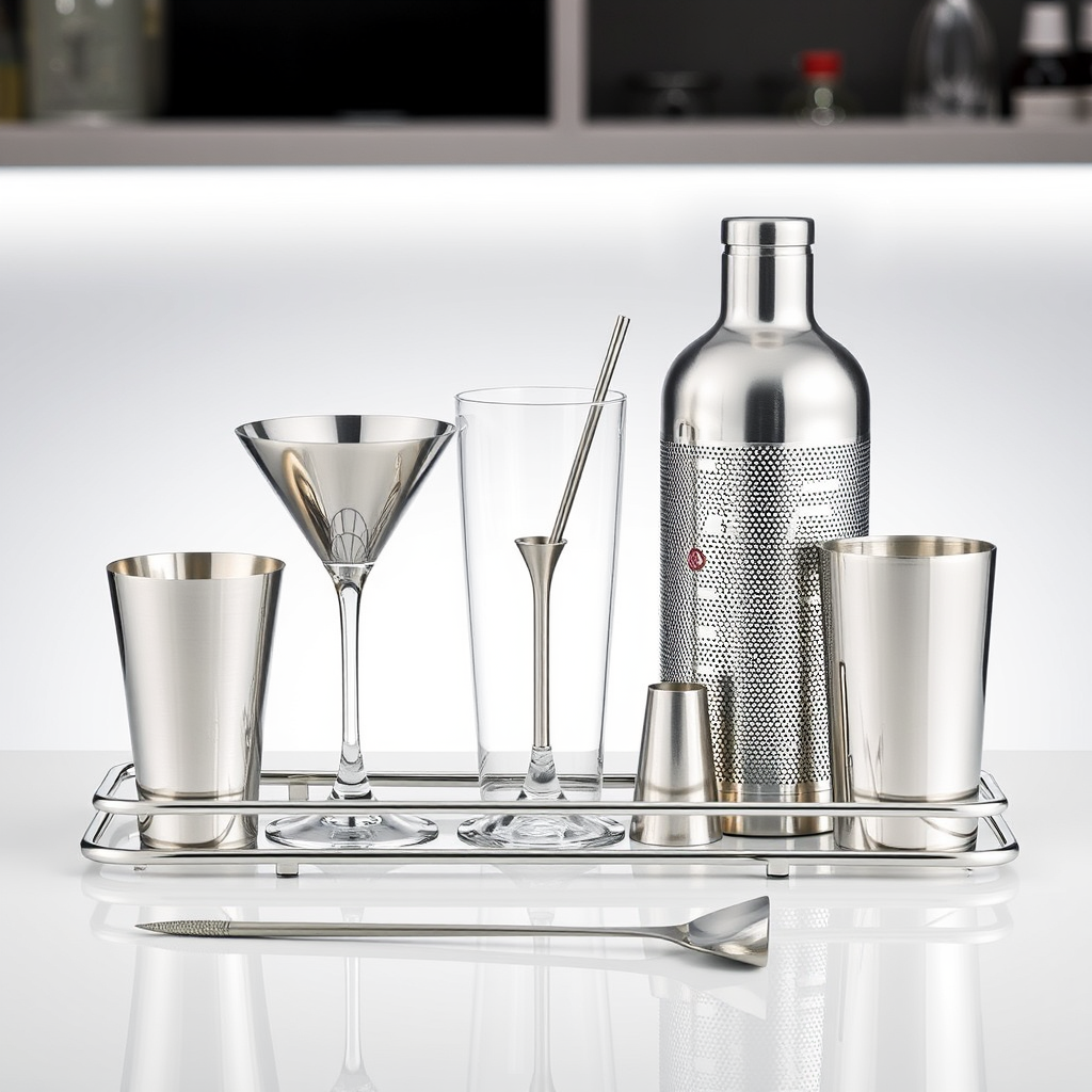 Kit bar inox para profissionais