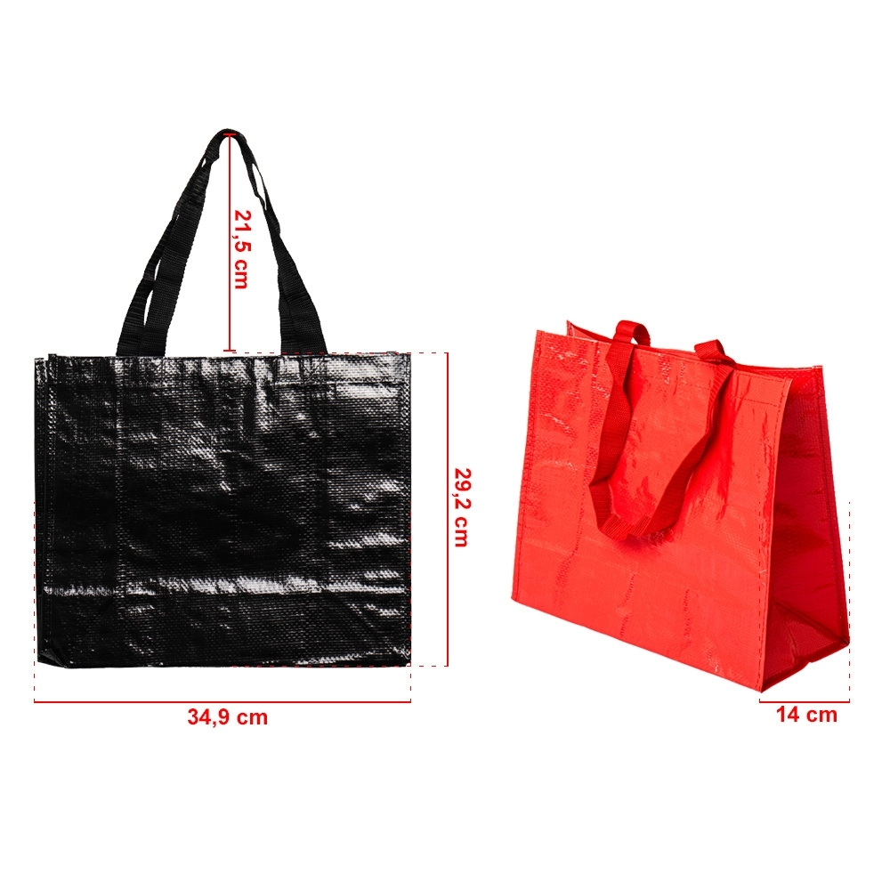 sacola plástica com logo